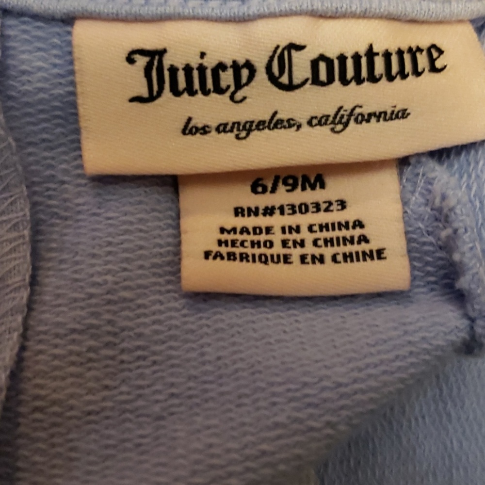 Juicy Couture Blue & Silver Dress Set Size 6/9 - Picture 7 of 8